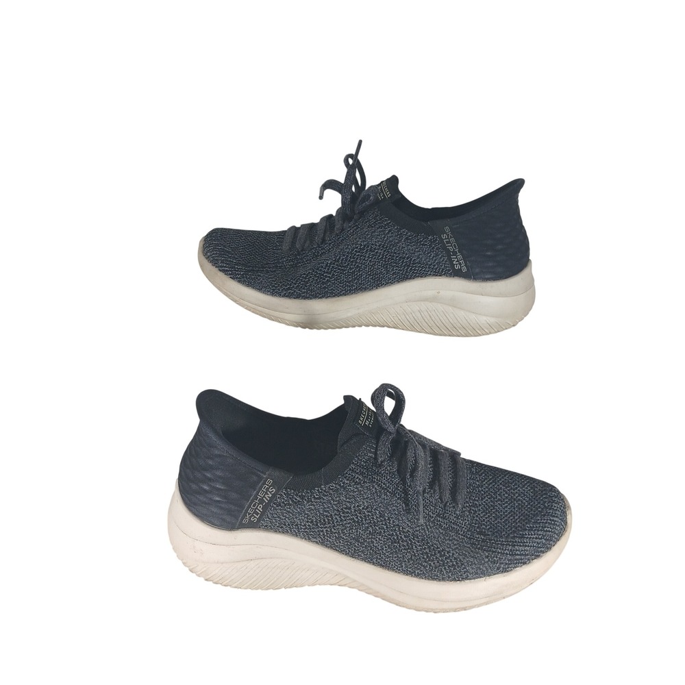 Skechers Martha Stewart Slip-ins 7 Black Ultra Flex 3.0 Neptune Sneakers Z768